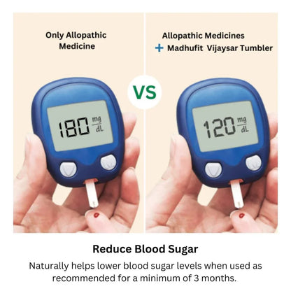 Ayurvedic Vijaysar Wood Sugar Control Glass