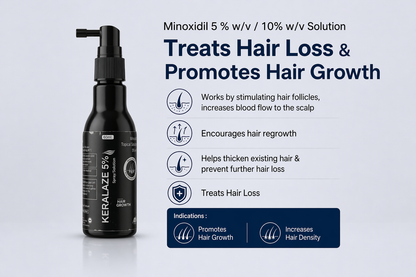 Minoxidil Topical Solution 5% | Hair Growth & Hair Loss Treatment