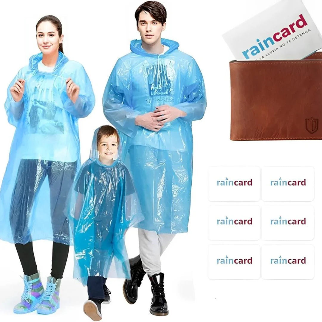Pocket Rain Card(2 Pis) + Silicon Shoes Cover Combo